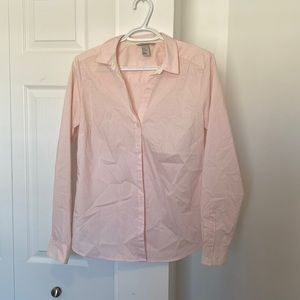 Pink striped formal shirt
